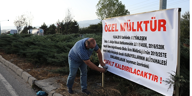 Hukuk mücadelesini 13 yıl sonra kazandı... D-100 karayolunu kapatacak