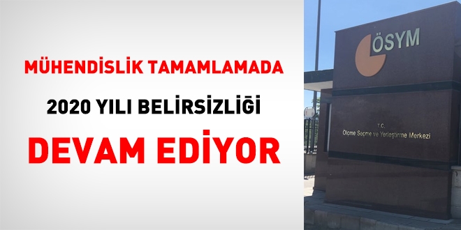 Mühendislik tamamlamada 2020 yılı belirsizliği devam ediyor