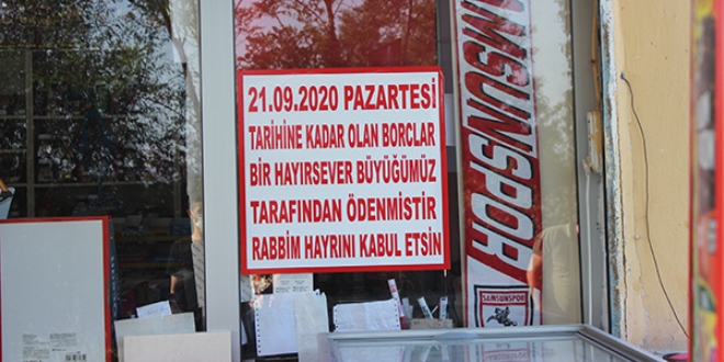 Gizemli hayırsever borçları ödedi
