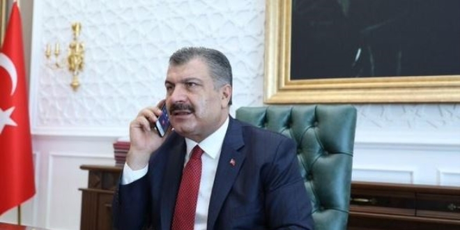 Bakan Koca Azeri mevkidaşı ile görüştü
