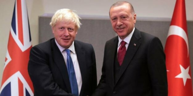Cumhurbaşkanı Erdoğan, Boris Johnson ile görüştü