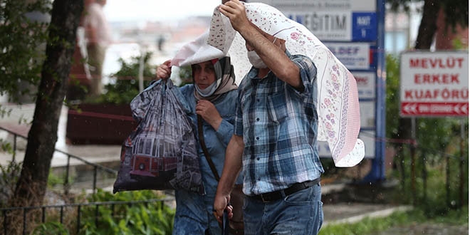 Doğu'da hava sıcaklığı düşüyor, kuvvetli sağanak bekleniyor