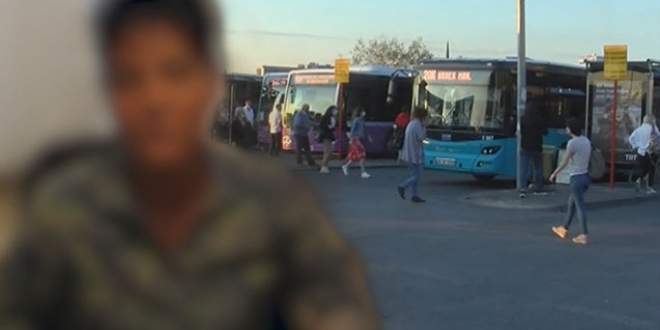 Kadn yolcuyu darp iddias: Otobs ofrne inceleme