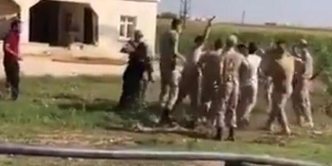 Kaak elektrik denetiminde arbede: 1 asker yaral