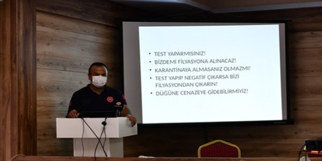 Isparta'da pozitif vakaların yüzde 10'u hastanede yatıyor