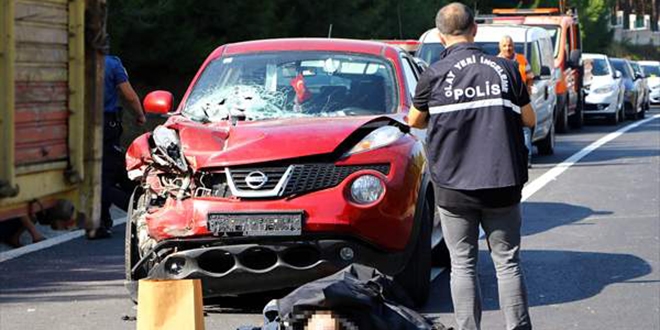 Kazadan burnu kanamadan kurtuldu, kalp krizinden öldü