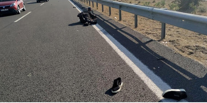 Astsubay avu motosiklet kazasnda yaamn yitirdi