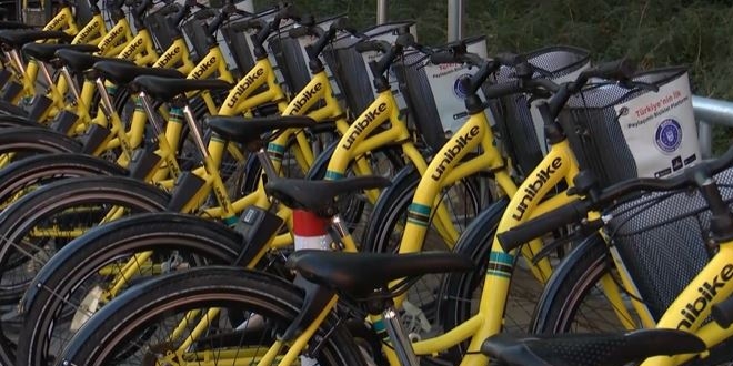 Bursa'da paylaml bisiklet uygulamas balad