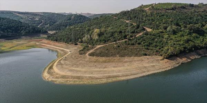 İstanbul'un barajlarındaki doluluk oranı yüzde 35,7 seviyesinde