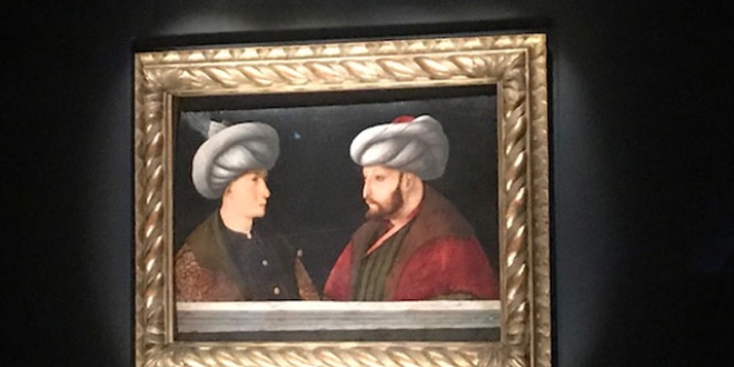 Fatih Sultan Mehmet'in tablosu ziyarete ald