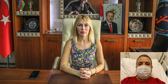 Rektör Özkan: Başkan Böcek'in akciğerini toparlamaya çalışıyoruz