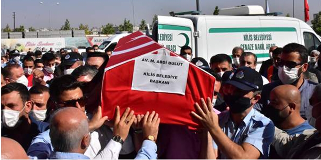 Kilis Belediye Başkanı son yolculuğuna uğurlandı