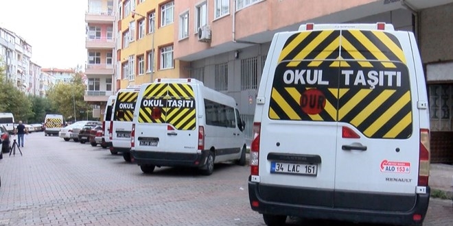 stanbul'da okul servisi tartmas... Veliler de ikayeti servisiler de
