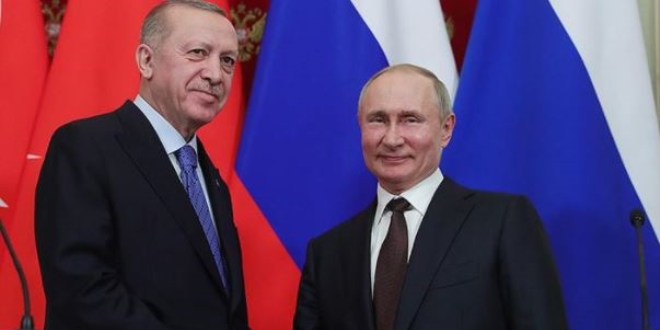 Cumhurbakan Erdoan Putin ile telefonda grt