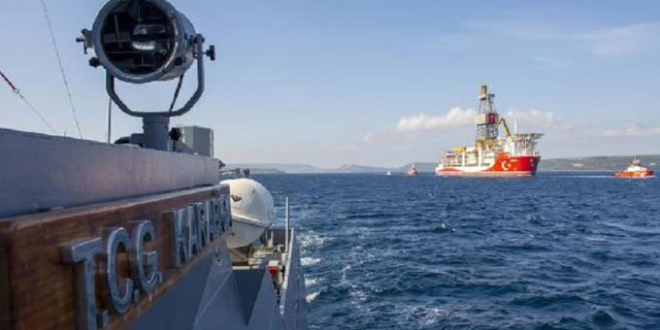 'Kanuni'ye Deniz Kuvvetleri gemilerimiz elik ediyor'