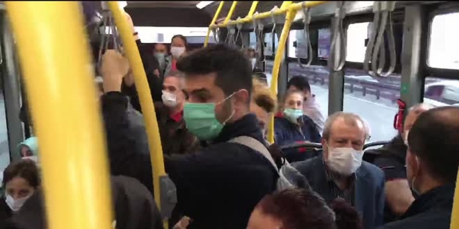 Toplu taşıma araçları ve öğrenci servislerinde koronavirüs denetimi