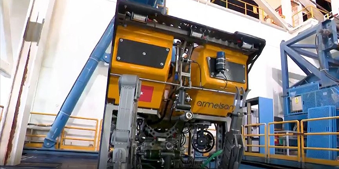 Yerli denizalt robotu Kaif, sondaj gemilerinin denizdeki gz olacak