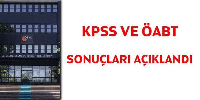 2020 KPSS ve ÖABT sonuçları açıklandı