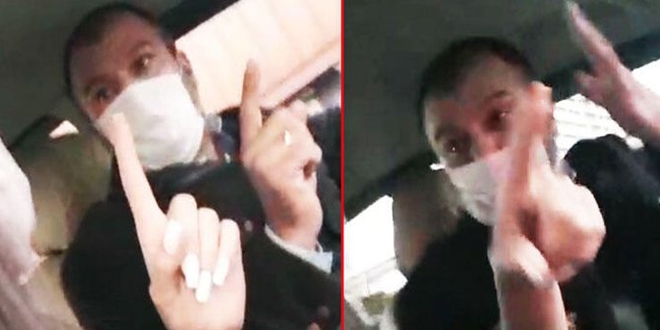 Taksiciden müşteriye şoke eden tehdit!