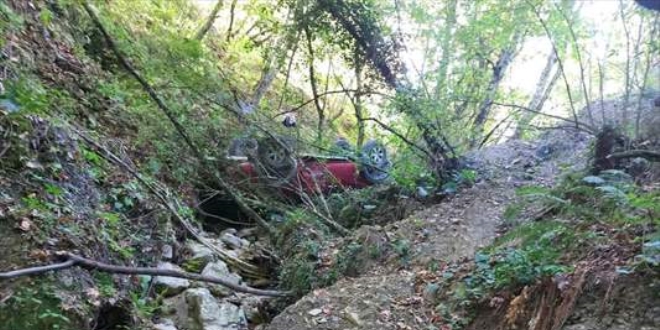 Bartın'da eşiyle mantar toplamaya giden çift kaza yaptı: 1 ölü, 1 yaralı