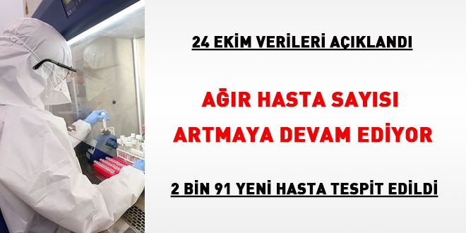 Ağır hasta sayısı artmaya devam ediyor