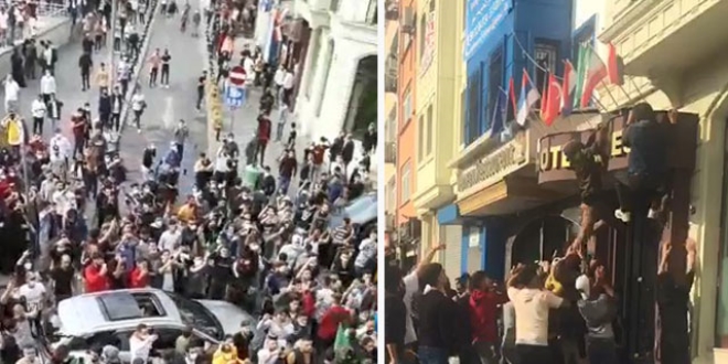 Fatih'teki otellerde asılı Fransa bayrakları indirildi
