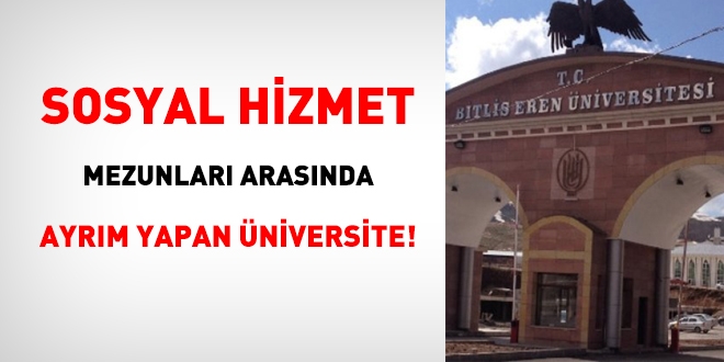 Üniversite, sosyal hizmet mezunları arasında ayrım yapmamalı!