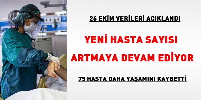 Yeni hasta sayısı artmaya devam ediyor