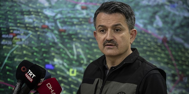 Bakan Pakdemirli'den orman yangınlarına ilişkin açıklama