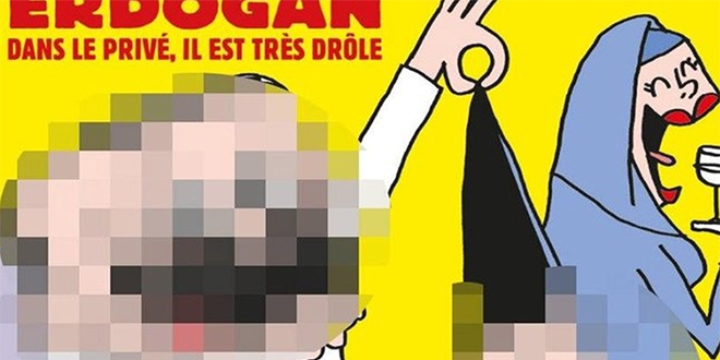 Sapık Fransız dergisi Charlie Hebdo'dan yine çirkin provokasyon