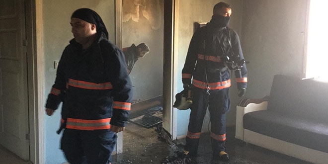 8 aylık bebek yangında öldü, 2 çocuk yaralandı