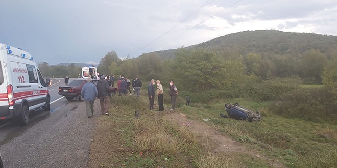 Bisiklet sürücüsünden geriye çizmeleri kaldı