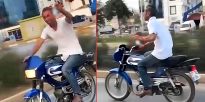 Elinde içki kadehiyle trafiğe çıkan sürücüye ceza yağdı