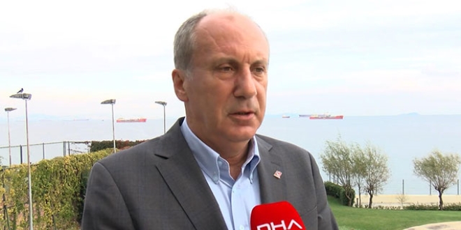 Muharrem İnce, partisi CHP'ye yüklendi