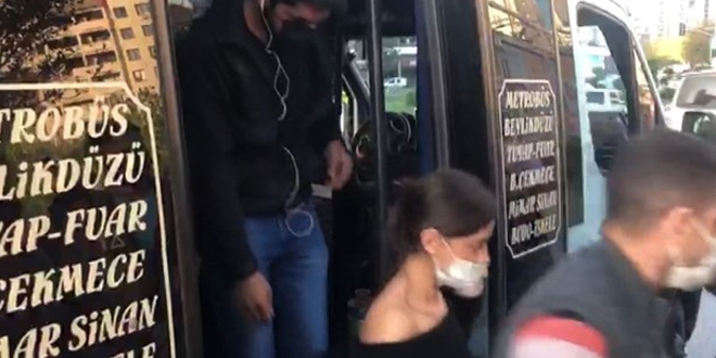 Ayakta 22 yolcu alan şoför: Bir seferlik idare etsen ne olur?