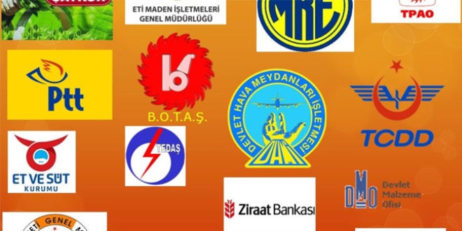 Kamu İktisadi Teşebbüsleri ve iştiraklarin listesi