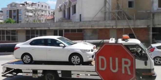 Satmak istediği otomobilinin çalıntı olduğunu öğrendi