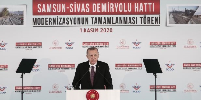 'Samsun-Sivas arası seyahat süresi 5 saat 45 dakikaya düştü'