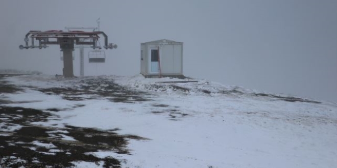 'Anadolu'nun yüce dağı' Ilgaz'a mevsimin ilk karı yağdı