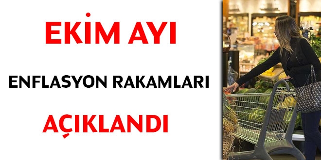 Ekim ay enflasyon rakamlar akland