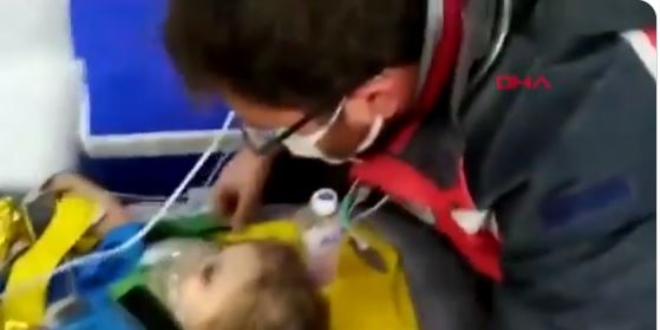 Kurtarılan Ayda ambulansta köfte ayran istedi