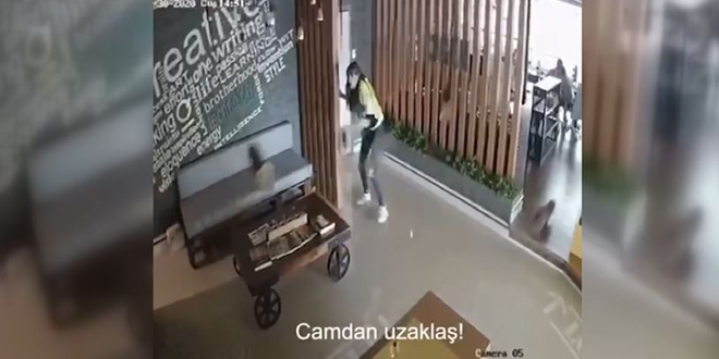 Depreminin şiddeti, kameralara böyle yansıdı