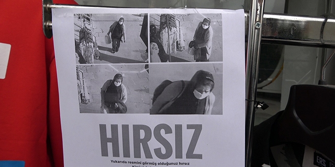 Hırsızın fotoğrafını afiş yapıp dükkanına astı