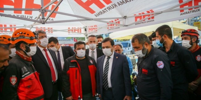 Bakan Yardımcısı Kuş arama kurtarmacı İKM'yi tebrik etti