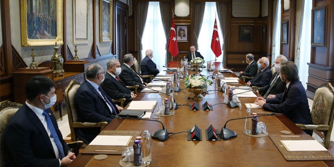 Cumhurbaşkanlığı Yüksek İstişare Kurulu Erdoğan başkanlığında toplandı