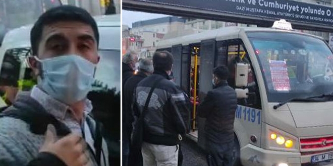 Fazla yolcu alan minib�s �of�r�: Ben almad�m onlar bindi