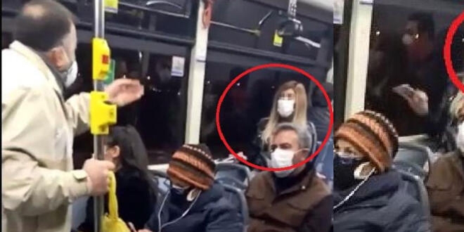 Otobüste korona olduğunu ağzından kaçıran yolcu paniğe neden oldu