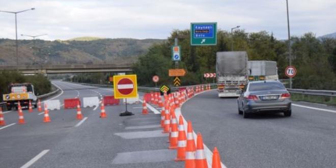 Bolu Dağı Tüneli Ankara yönü trafiğe kapatıldı