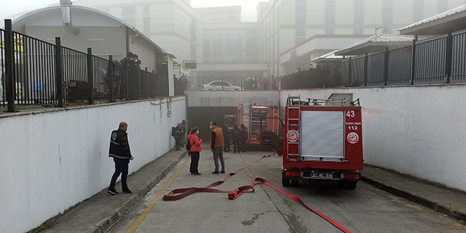 Düzce Atatürk Devlet Hastanesi'nde yangın