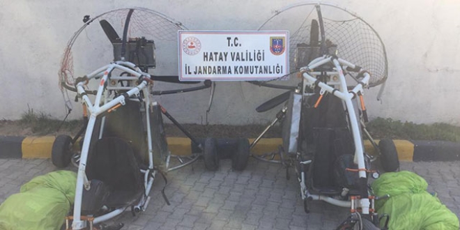 Sınırı paramotorla geçen teröristlere yönelik operasyon